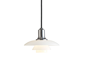 PH 2/1 - Opal glass pendant lamp by Louis Poulsen - view 2